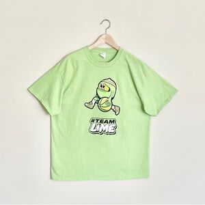 NEW Starry Soda #TeamLime Graphic Green Basketball Promo T Shirt Adult XL
